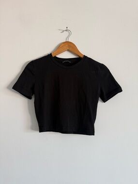 Zara Black Crop Top